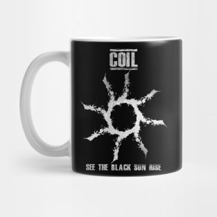 coil-black sun Mug